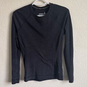 Women’s Smartwool Charcoal Long Sleeve Shirt small